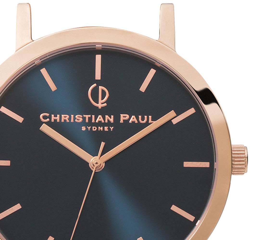 ・カラーを クリスチャンポール Christian Paul 腕時計ベルト 35mm SSメッシュベルト MSH-SIL16ギフトラッピング
